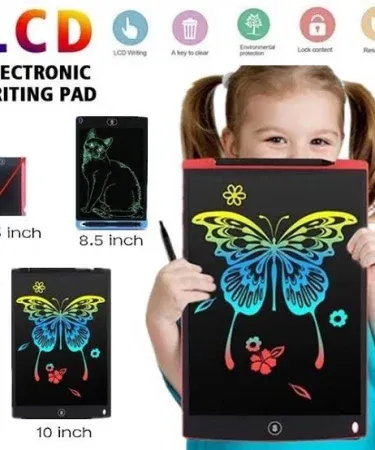 Digital Drawing/Writing Pad 8.5 inches – portable sketch tablet in vibrant colors, perfect for artists and students.