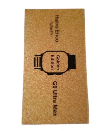 Haino Teko G9 Ultra Max Gold Edition Smart Watch featuring a 2.08‑inch IPS HD display, Bluetooth calling, wireless charging, gold and ocean straps, NFC and IP67 waterproof design.