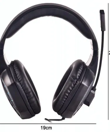 PS 480 Gaming Headset with soft ear cushions and adjustable microphone, imagecaption=PS 480 Gaming Headset – perfect for FPS games, compatible with PS4, Xbox One, PC, and mobile devices.