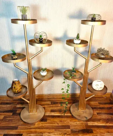 Heavy‑weight decorative planter stand for indoor plant décor – Khareedo & Kharedo