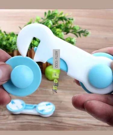 Secure baby safety cabinet and fridge door lock – Khareedo child‑proof lock, no‑key, easy‑open ABS plastic design