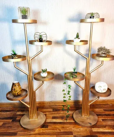 Heavy‑weight decorative planter stand for indoor plant décor – Khareedo & Kharedo