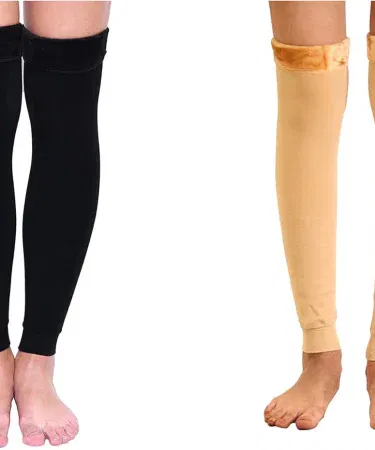Premium Warm Knee Warmer Pads – soft breathable fabric providing warmth and support for knees