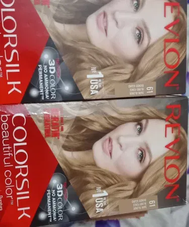 REVLON Silk Dark Blonde Hair Color 61 bottle – vibrant dark blonde shade, imagecaption=REVLON Silk Dark Blonde Hair Color 61 – available on Khareedo | Kharedo with Check on Delivery.