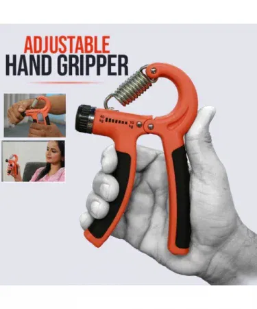 Adjustable Hand Gripper with ergonomic non‑slip handles and adjustable resistance from 10 kg to 60 kg