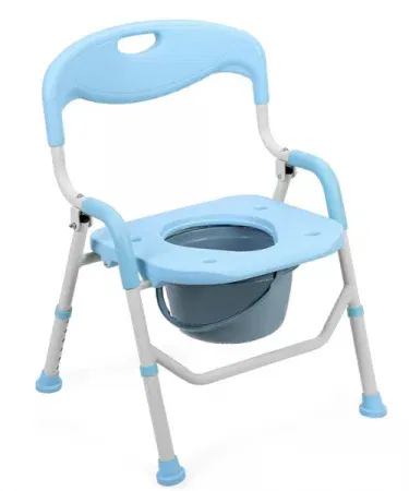 Aluminum foldable shower mobility wheelchair with handle support, lightweight and adjustable height, perfect for elderly bathroom assistance, imagecaption=Best Aluminum Foldable Shower Mobility Wheelchair – portable, rust‑resistant, and designed for safe home‑care bathing.