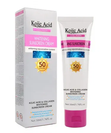 GUANJING Kojic Acid Sunscreen Lotion SPF 50 – Sunblock & Anti‑Aging Cream for Men and Women