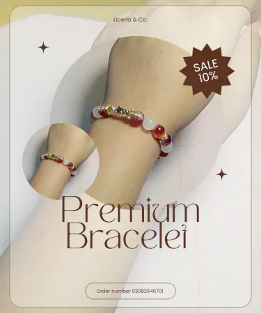 Premium beaded bracelet for girls – stylish & elegant jewelry, lightweight and comfortable, perfect for daily wear and special occasions, Khareedo Kharedo Pakistan, imagecaption=Elegant Premium Beaded Bracelet for Girls – shop now on Khareedo & Kharedo with Check‑on‑Delivery service.
