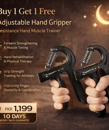 Buy 1 Get 1 Free Hand Gripper – Premium Grip Strength Trainer – Khareedo & Kharedo