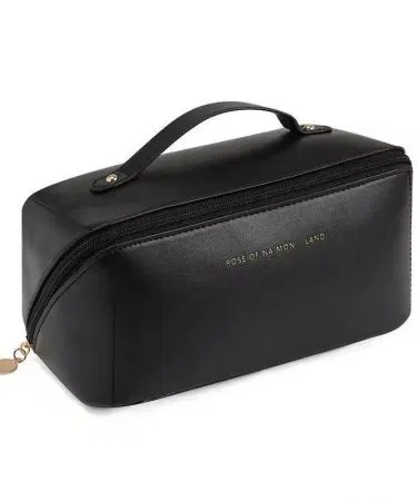 Pink women's synthetic zippered waterproof cosmetic makeup bag sold in Pakistan