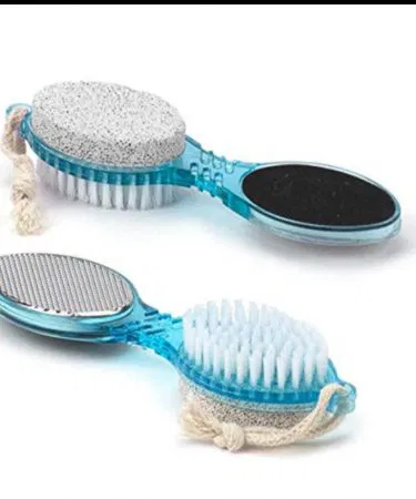 4-in-1 Pedicure Foot Care Tool Set with ergonomic handles and massage rollers, imagecaption=Premium 4-in-1 Pedicure Foot Care Tool Set for a relaxing foot massage.