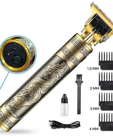 Vintage T9 Hair Trimmer – sleek vintage design, easy to clean, 6‑month warranty , imagecaption=Vintage T9 Hair Trimmer available on Khareedo|Kharedo with Cash on Delivery ,