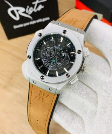 HB Master Lock Date Watch for men and boys – premium metal, heavy‑duty design, featuring date window and lock mechanism