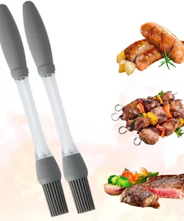 Silicone Oil Brush – heat‑resistant multifunctional kitchen brush for cooking, BBQ & baking
