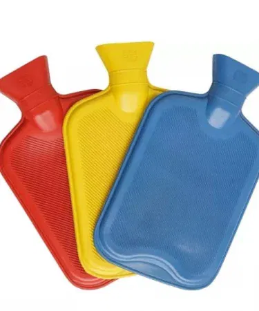 Hot Bag with Cover – Rubber Hot Water Bottle for Pain Relief and Period Comfort, imagecaption=Premium hot water bag with soft cloth cover, perfect for relieving cramps and muscle pain.