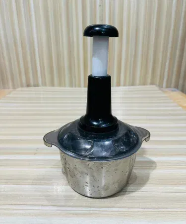 Kitchen Hand Pushing Steel Chopper 2000ml manual food processor with beater for vegetables, meat and salad