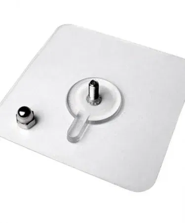 Adhesive Screw Hook Sticker Pack of 10pcs – strong self‑adhesive wall hooks for home organization