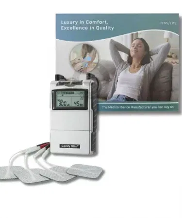Khareedo Health & Beauty Body Slimming Electric Massager EMS TENS Physiotherapy Machine for Home Use, imagecaption=Khareedo|Kharedo portable EMS TENS physiotherapy device – lightweight, adjustable, and perfect for pain relief and muscle strengthening.