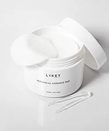 LIKEY BEAUTY Botanical Essence Pad 50 Sheets – Soft, Moisturizing Facial Pads for Radiant Skin , imagecaption=LIKEY BEAUTY Botanical Essence Pad – 50 premium sheets for daily skincare routine ,