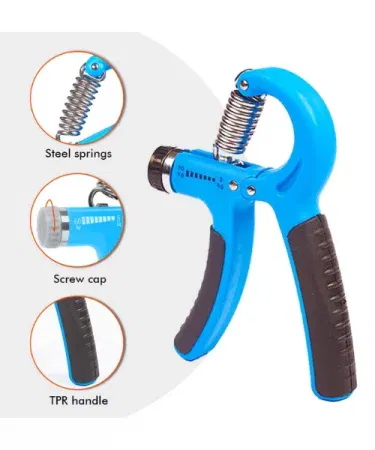 Adjustable Hand Gripper with ergonomic non‑slip handles and adjustable resistance from 10 kg to 60 kg
