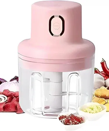 250ML USB rechargeable mini grinder chopper portable cordless kitchen gadget for vegetables, fruits and nuts