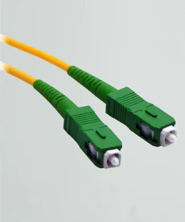 MT‑Link SC to SC Simplex APC Pigtail 3 m fiber optic patch cord with green APC connector, LSZH coating, and 3 m length – high‑quality telecom cable