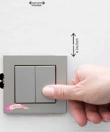 high-quality black PVC cat sticker for switch board décor, 3‑4 inches, transparent backing for easy application
