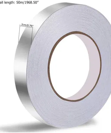 Aluminum Foil Tape 2 inch x 5 meter – heat resistant, water‑proof sealing tape for DIY and professional use