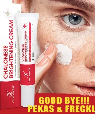 Chalonese Brightening Cream 20ml tube – lightweight daily moisturizer for radiant, even‑looking skin
