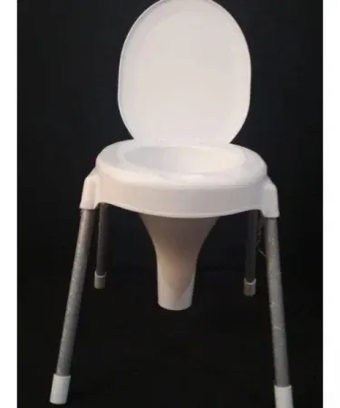 Best Fiber Washroom Commode Chair – durable lightweight design for elderly bathroom use, adjustable height, portable and easy‑to‑clean