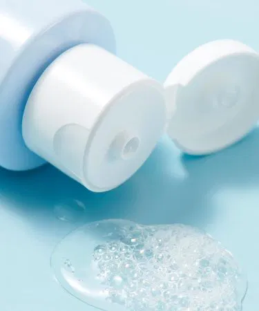 e.l.f. Holy Hydration Daily Cleanser bottle on a marble countertop, imagecaption=e.l.f. Holy Hydration Daily Cleanser – gentle, hydrating cleanser available on Khareedo | Kharedo with Check on Delivery.