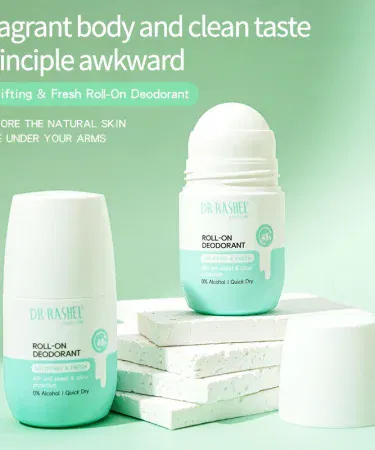 Alcohol‑free roll‑on deodorant 50ml with fresh unisex fragrance and armpit whitening, imagecaption=Deodorant Roll‑On Stick 50ml – 48‑Hour Protection, Alcohol‑Free, Armpit Whitening – Available on Khareedo & Kharedo.