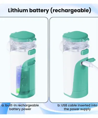Best Imported Mesh Nebulizer with Lithium Battery – portable, quiet, lightweight design , imagecaption=Premium imported mesh nebulizer with rechargeable lithium battery for home and travel use ,