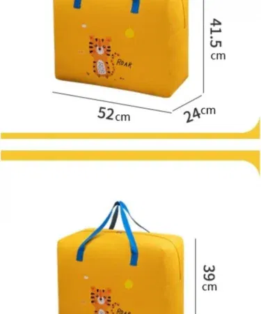 High Quality Dino Storage Bag – Cute Dinosaur Toy Organizer for Kids, imagecaption=Durable and adorable dinosaur storage bag perfect for organizing toys and accessories.