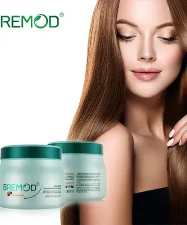 Bremod Hair Mask Sunlight Nourishing 500ml and 1000ml bottles – keratin treatment for frizzy hair, imagecaption=Bremod Sunlight Nourishing Hair Mask – deep‑nourishing keratin formula for smooth, shiny, healthy hair.