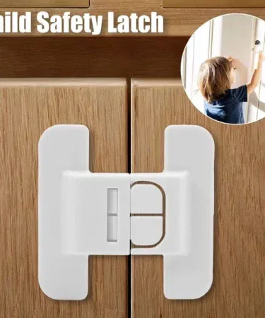 Refrigerator Door Safety Lock – universal adjustable child safety lock for fridge doors