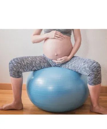 Anti Burst Gym Ball 75cm for Yoga, Pilates and Pregnancy – Khareedo and Kharedo , imagecaption=Anti Burst Yoga & Stability Ball (75 cm) – Perfect for Exercise, Core Strengthening, and Pregnancy Support – Available at Khareedo & Kharedo ,