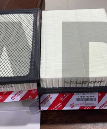 Toyota Genuine Air Filter 17801‑0L040 for Hilux, Innova & Fortuner 2.8L – authentic OEM part, high‑efficiency filtration
