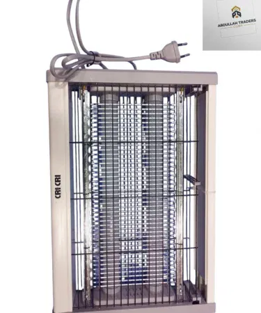 Electric Insect Killer CC8W 8W UV mosquito and fly zapper on a kitchen countertop, imagecaption=Compact UV insect killer (CC8W) for indoor pest control – available on Khareedo | Kharedo with COD service,