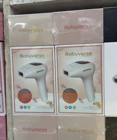 Babyverse Professional IPL Hair Removal Device showing sleek design and Xenon quartz lamp, ideal for home hair removal