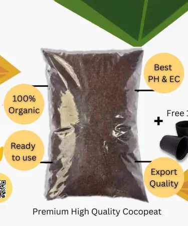100% Organic Cocopeat 1/2kg by Envirt – eco‑friendly soil conditioner for gardening