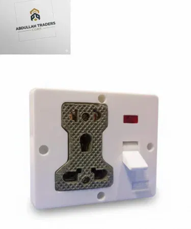 Al‑Saif 5‑in‑1 Heavy Duty Power Plug for high‑voltage appliances, imagecaption=Al‑Saif 5‑in‑1 Heavy Duty Power Plug – robust design for high‑voltage use.