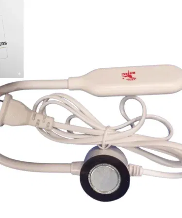 Flexible gooseneck LED work light for industrial sewing machines – bright, adjustable lighting, perfect for workshops and factories.