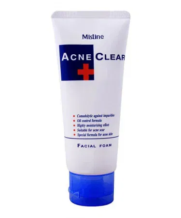 Acne Clear Face Wash 85g medicated facial foam with salicylic acid, tea tree extract and niacinamide for oily and acne‑prone skin