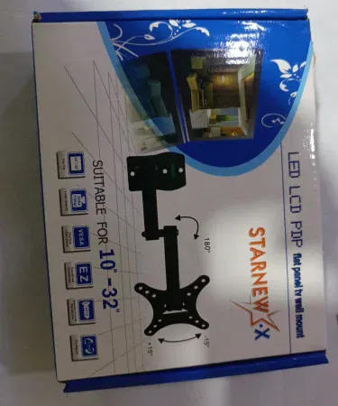 Full Motion 10‑30″ Flat Panel TV Wall Mount with VESA 100×100mm support, tiltable and swivel design for LED/LCD displays