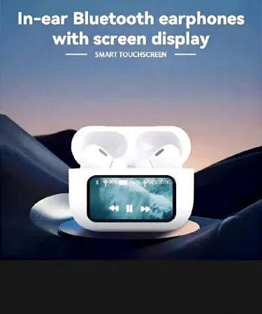 A9 Pro LED Display Air Pods with 100% ANC and Super Sound Quality – true wireless earbuds for Pakistan