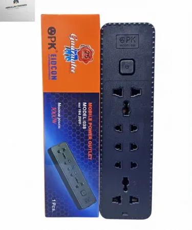 OPK Eidcon 3000W Heavy‑Duty Extension Board showing multiple sockets, surge guard and on/off switch, imagecaption=OPK Eidcon 3000W Heavy‑Duty Extension Board – robust power solution for home, office, and workshop.
