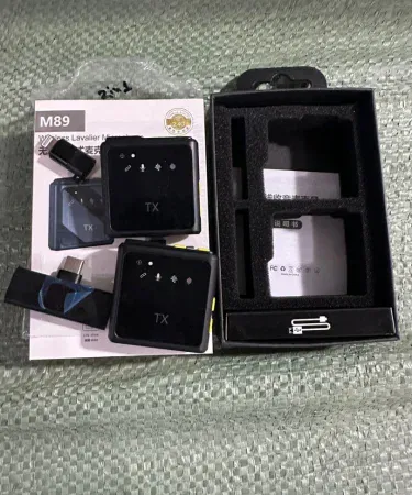 Wireless microphone M89 front view, imagecaption=Wireless microphone M89 – premium wireless audio solution,
