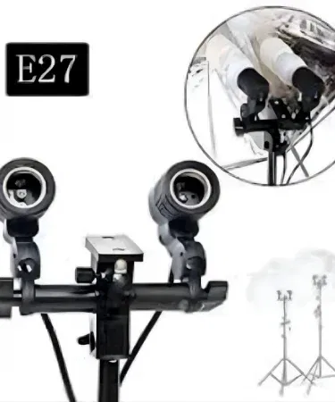 double-bulb-umbrella-studio-light-holder-for-photographers-and-youtubers