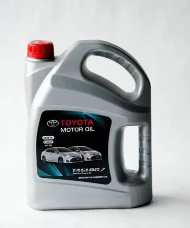 Toyota Motor Oil TAGLONX 5W-30 4.2L bottle on white background, imagecaption=Toyota TAGLONX 5W-30 4.2L – High‑performance motor oil for Toyota engines.